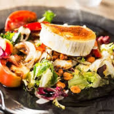 queso cabra ensalada